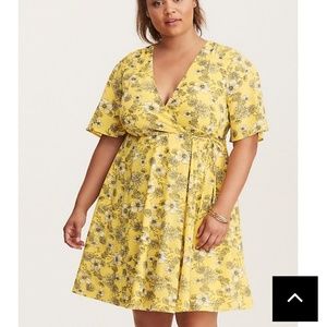 torrid Dresses - Floral print georgette wrap dress torrid Dresses - Floral print georgette wrap dress